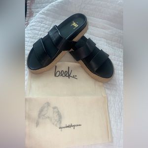 Beek Twin spot black/brown size 7